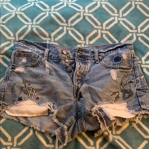 American Eagle jean shorts